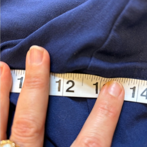 Ralph Lauren plus royal blue straight mid rise cotton stretch pants women's 22W - Picture 9 of 10